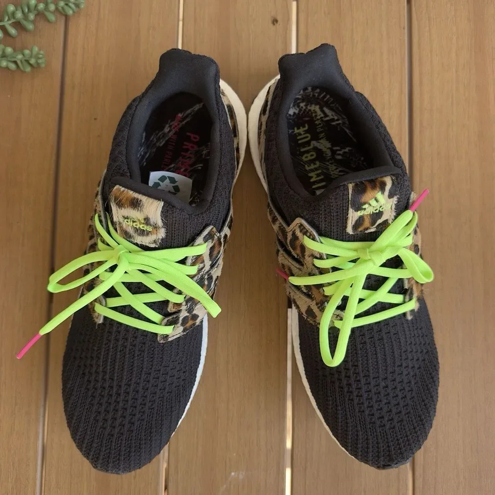 Adidas Mens Ultraboost DNA Animal Leopard Running Shoes Size 9.5M FZ2731